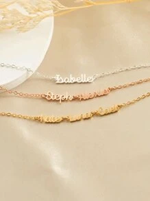1Pc Personalized Name Bracelet, Custom Multiple Name Bracelet, Silver Bracelet For Mother, Family Name Bracelet, Mother's Day Gift, Gift For Mom