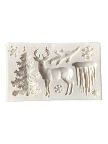 1 pieza Molde de silicona con diseño de crisantemo, molde de chocolate, herramienta de horneado para decoración de pasteles