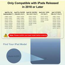 Stylus Stift kompatibel mit iPad, OTG Notfall Aufladung, Palm Rejection Neigungs-Sensor, iPad Stift mit tragbarer Stromaufladung, Apple Pencil kompatibel mit 2018-2024 iPad Pro 11"/12.9", iPad 10/9/8/7/6, iPad Mini 5/6, iPad Air 3/4/5/6