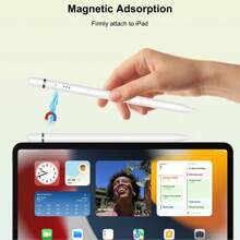 Stylus Stift kompatibel mit iPad, OTG Notfall Aufladung, Palm Rejection Neigungs-Sensor, iPad Stift mit tragbarer Stromaufladung, Apple Pencil kompatibel mit 2018-2024 iPad Pro 11"/12.9", iPad 10/9/8/7/6, iPad Mini 5/6, iPad Air 3/4/5/6