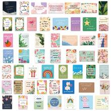 52-Pack Lunch Box Note Label Card Stickers, Inspirational Note Cards, Lunch Box Double Sided Inspirational Note Back To School Supplies, Classroom Mini Note Postcards, Great Gift - Multicolor - View 4