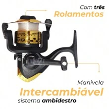 Telescopic Fishing Rod Kit With Ultra Light Reel With Line Promotion - Amarillo - Ver 8