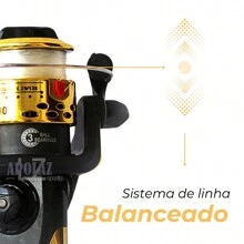 Telescopic Fishing Rod Kit With Ultra Light Reel With Line Promotion - Amarillo - Ver 7
