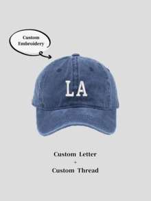 Men's City Embroidered Baseball Cap - Adjustable Sun Hat For Summer & Fall