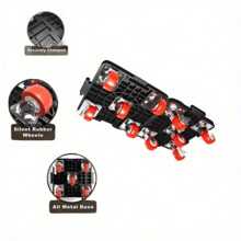 Heavy Furniture Mover Dolly Set With Lifter,Heavy Stuff Moving Tool Set,  360° Rotation 5-Wheel Furniture Dollies - Black - View 3