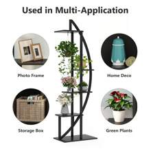 Tribesigns Flower Stand - Black - View 8
