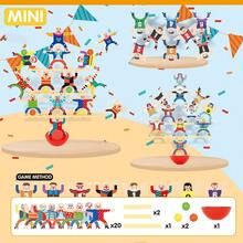 Juego de bloques de construcción apilables Jenga de fortachón, juguetes educativos para la interacción entre padres e hijos - Multicolor - Ver 2