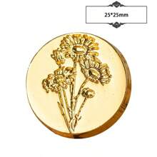 1 Pc Wax Sealing Stamp Head Special Shape Retro Cute Girl DIY Birthday Card Gift Creative Accessories Back To School,Back To School,School Supplies - Yellow - View 25