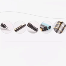 Colorful Multi-Color Orthopedic Holiday Gift School Student Steel Fountain Pen For Daily Business Office Writing Calligraphy Practice, Ink Absorbing/3.4mm Nib Dual Tip 0.5mm/0.38mm - Multicolor - View 5