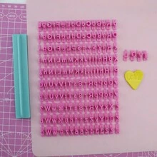 Number Alphabet Clay Stamp Micro Mini Letter Stamp For Polymer Clay Jewelry Diy Message Brand Logo Text Emboss Seal Tool Art Hobby Birthday Gift