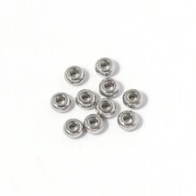 20 roestvrij stalen platte spacer kralen lot 3 4 5 6 8 10mm gouden losse grote grote gaten spacer kralen voor armband DIY sieraden maken accessoires