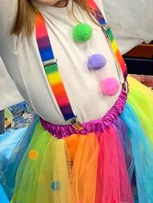 Conjunto de tirantes con moño para niños, traje formal estudiantil, tirantes tipo Y ajustables, broches de metal de alta calidad, para fiestas de cumpleaños y bodas, unisex - Multicolor - Ver 5