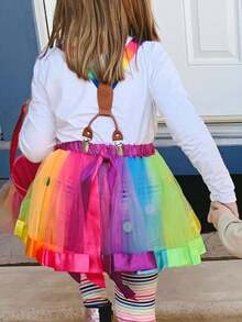 Conjunto de tirantes con moño para niños, traje formal estudiantil, tirantes tipo Y ajustables, broches de metal de alta calidad, para fiestas de cumpleaños y bodas, unisex - Multicolor - Ver 4