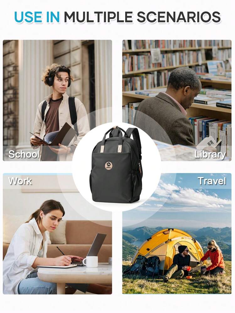 Zaino PC Portatile 15.3 Pollici, Lavoro Uomo Impermeabile Antifurto, per Laptop