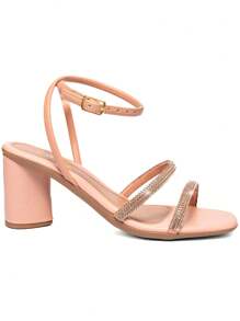 Lumiss Women Heeled Sandals - 藕粉色 - 查看 3
