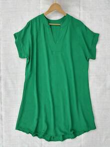 Plus Size Dresses - màu xanh lá - Xem 1