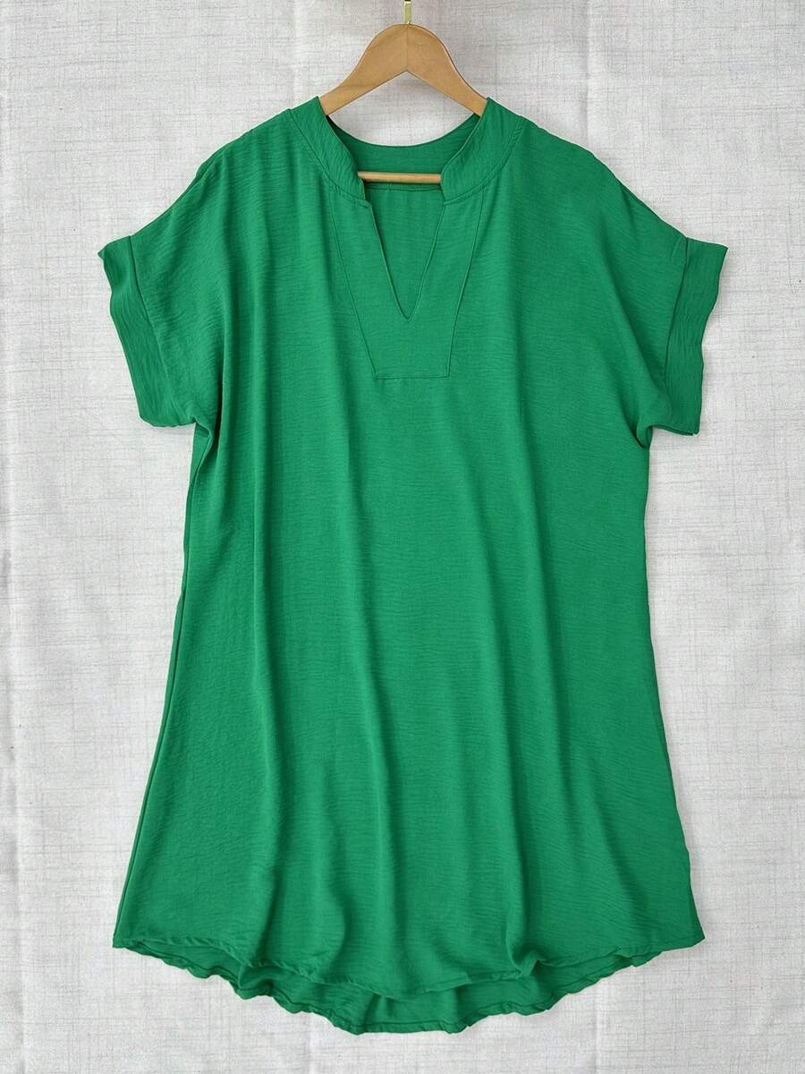 Plus Size Dresses - màu xanh lá - Xem 1