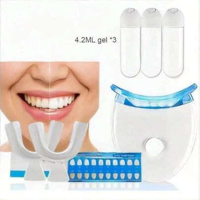 使用蓝色 LED 牙齿美白加速器让您的笑容更加灿烂 - 女性健康与美容必备！12.6ML 凝胶