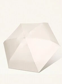 1PC Mini Capsule Umbrella Pocket Umbrella Sunscreen, Rainproof, UV Resistant Folding Travel Umbrella Boy Valentine Heart Valentine