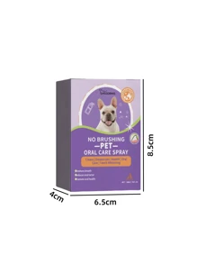1pc Pet Teeth Cleaning Spray, Dogs Cats Oral Cleaning Breath Freshening Deodorizing Deodorizing Cleaning(Product Packaging New And Old Models Random Delivery Thank You For Your Understanding!)