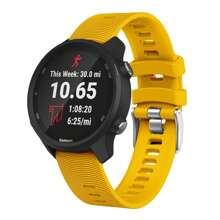 1 Stück 20mm Armband für Garmin Forerunner 245 Original Band 20mm Sport Bänder Frauen Armband Mädchen Silikon Zubehör für Garmin Forerunner 165