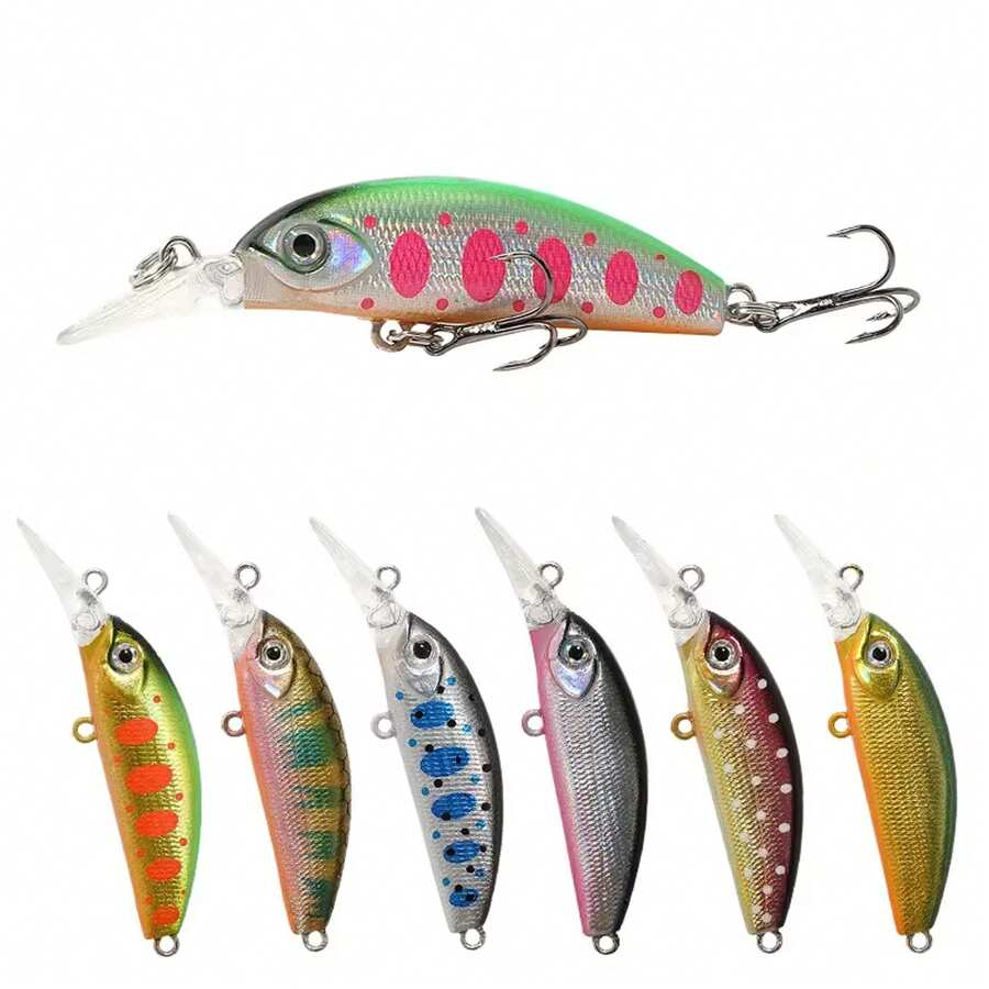 Japan High Quality Hard Fishing Lure Fishing Issen 45S MAX 37mm 3g Sinking Stream Bait For Trout Pike Perch Bass