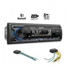 Autoestereo Bluetooth Steelpro Kit  Bocina 6x9 Y Bocinas 6.5 Pulgas  Carbono Pro Kevlar 4 Vías color Dorado - Dorado - Ver 3