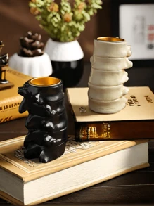 1PC Heart, Spine, Brain, Candlestick Ornament, High End, Retro Ornament, Heart Horror, Decorative Supplies, Props Suitable For Festival Matching Scenes, Home Decoration Ornament Ornament Decor,Home Decor