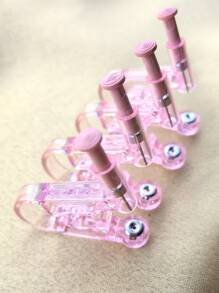 10pcs4pcs/2pcs Sterile Ear Piercing Gun Set,(2 Pink/2 Bue)-Choose1,Disposable, Low Pain, With Built-LnEar Stud, Beauty Tool And Accessories For Ears - 4pcs Pink-white Diamond - View 5