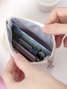 1 pieza, monedero de moneda con diseño de dibujo animado, bolsa de monedas multifuncional con diseño de gato de dibujos animados encantador, bolsa de almacenamiento de llaves, bolsa conveniente para el transporte diario - Unitalla - Ver 7