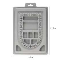 Flockiert Perlenboard Armband Halskette Perlen Zubehör Messgeräte Design Schmuck-DIY Handwerkszeug Schmuckherstellung