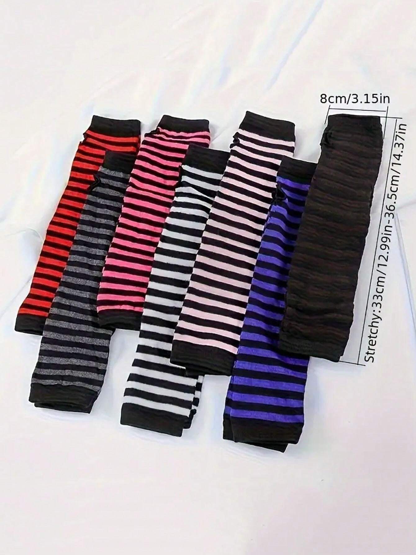 Punk Gothic Rock Long Arm Warmer Fingerless Gloves SHEIN UK