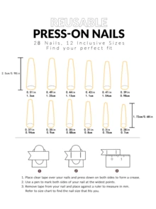 emtog 28pcs Asymmetrical Twisted Plaid Nail Stickers Buff Block & Gel Nail Polish, Black White Blue Grid Patterns - Blue - View 7