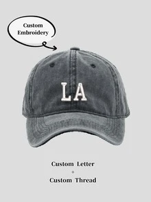 Men's City Embroidered Baseball Cap - Adjustable Sun Hat For Summer & Fall