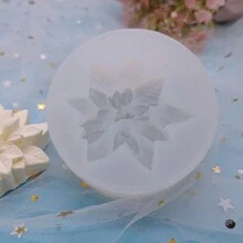 1 pezzo Stampo in silicone a forma di foglie di agrifoglio di Natale per fai da te