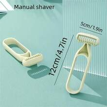 1pc Unisex Painless Hair Removal Razor, Convenient Portable Micro Blade Epilator For Leg & Underarm Hair - Multicolor - View 10