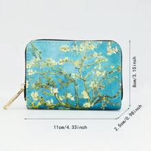 1pc 11-Card Slots Large Capacity Van Gogh Starry Night Convenient Coin Card Holder Wallet Business Card Holder Credit Card Holder For Women Wallet Mini Wallet Purse Wallet Card Wallet
