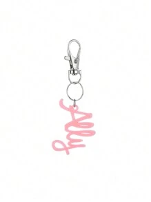 Personalized Custom Backpack Name Tag Keychain Single Layer Acrylic Keychain Vertical Pendant Graduation Season Gift Birthday Gift Letter Acrylic Four Seasons Universal