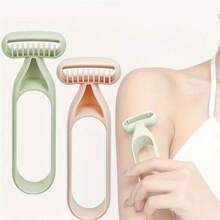 1pc Unisex Painless Hair Removal Razor, Convenient Portable Micro Blade Epilator For Leg & Underarm Hair - Multicolor - View 1