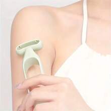 1pc Unisex Painless Hair Removal Razor, Convenient Portable Micro Blade Epilator For Leg & Underarm Hair - Multicolor - View 3