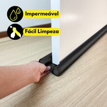 Veda Porta Pó Rolinho 80cm Protetor Impermeável Ajustável Vedação Sem Costura Proteção Contra Insetos