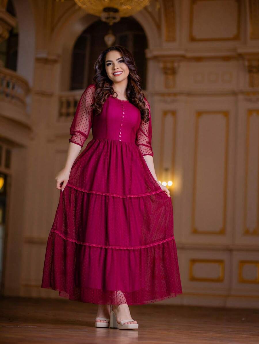 Women Dresses - Redwood - View 1