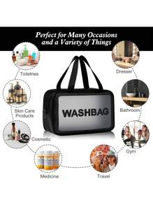 35pcs Makeup Brush Set Includes 18 Makeup Brushes (Powder Brush, Blush Brush, Highlighter Brush, Eyeshadow Brush, Eyeliner Brush, Contour Brush), 5 Makeup Sponges, 5 Mini Makeup Sponges, 1 Makeup Brush Cleaning Bowl, 1 Waterproof Cosmetic Bag - Black - View 2