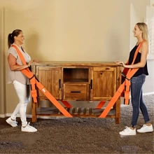 1 Set Curele Ergonomice Reglabile pentru Mutarea Mobilierului - Curele de Tensiune cu Frânghie Rezistente, Ajutor la Ridicare și Mutare pentru Transport Sigur - Consumabile Esențiale pentru Echipamente de Mutare a Casei - o marime - Vizualizare 3