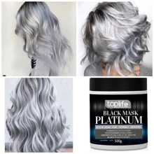 Toplife Black Platinum Toning Hair Mask 500g - 灰色 - 查看 1