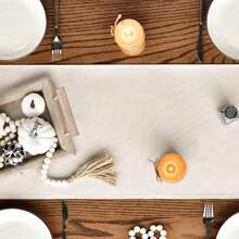 1 件 Hello Pumpkin Leaf 秋季桌旗，季节性秋季厨房餐桌装饰家居派对装饰 - 藍色 - 查看 5