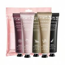 5 piezas Elegante set de crema de manos perfumada, hidratante, contiene ácido hialurónico y escualano, tamaño mini - Rosa - Ver 1
