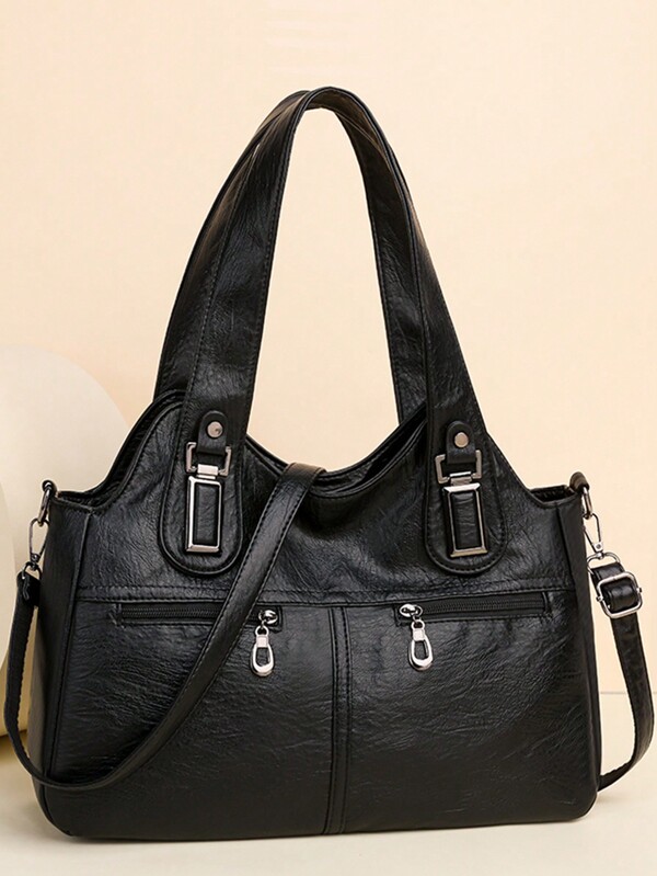 Torebki i torebki z wieloma kieszeniami miękka skórzana torba na ramię luksusowy projektant torby listonoszki typu crossbody elegancka torebka dla kobiet 2024