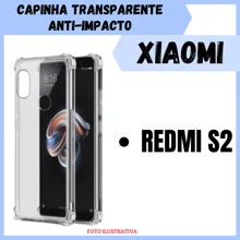 Anti-Impact Transparent Case For Xiaomi Redmi S2 /Simple Silicone Case (CF09) - 無色 - 查看 1