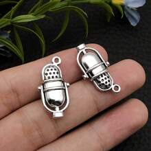 10/15pcs Mixed Styles Musical Instrument Charms  Music Sign Microphone Guitar Charms Artist Charms For Jewelry Making Bulk - One Size Fits All - View 23